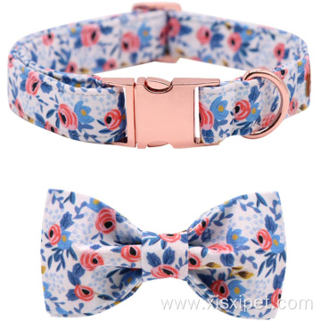 Dog Collar Bow Tie Collar Adjustable Collars Reflective